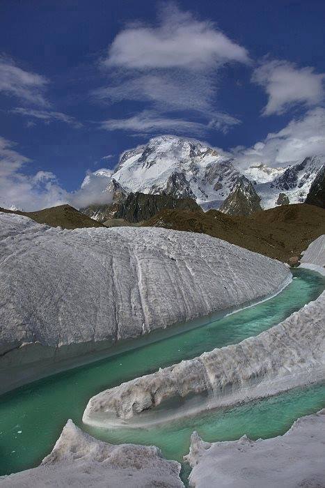 Amazing view Baltru glacier in the Karakoram